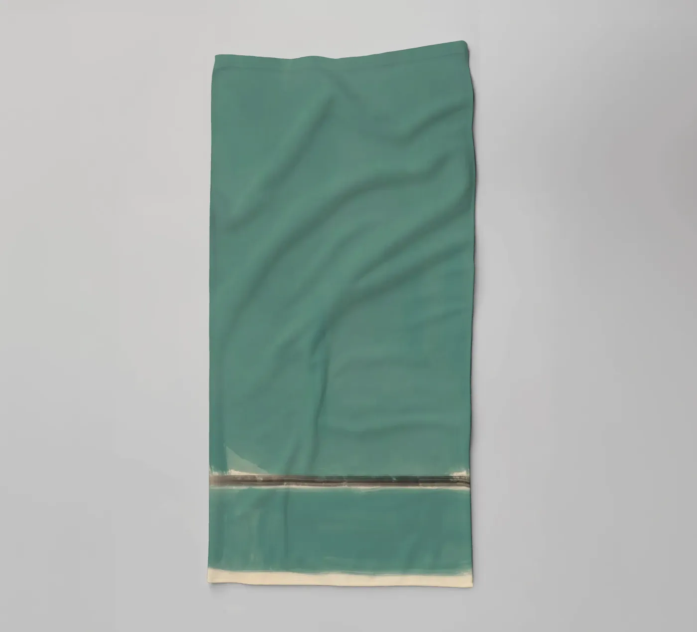 Solid teal abstract serviette de bain de Little Dean