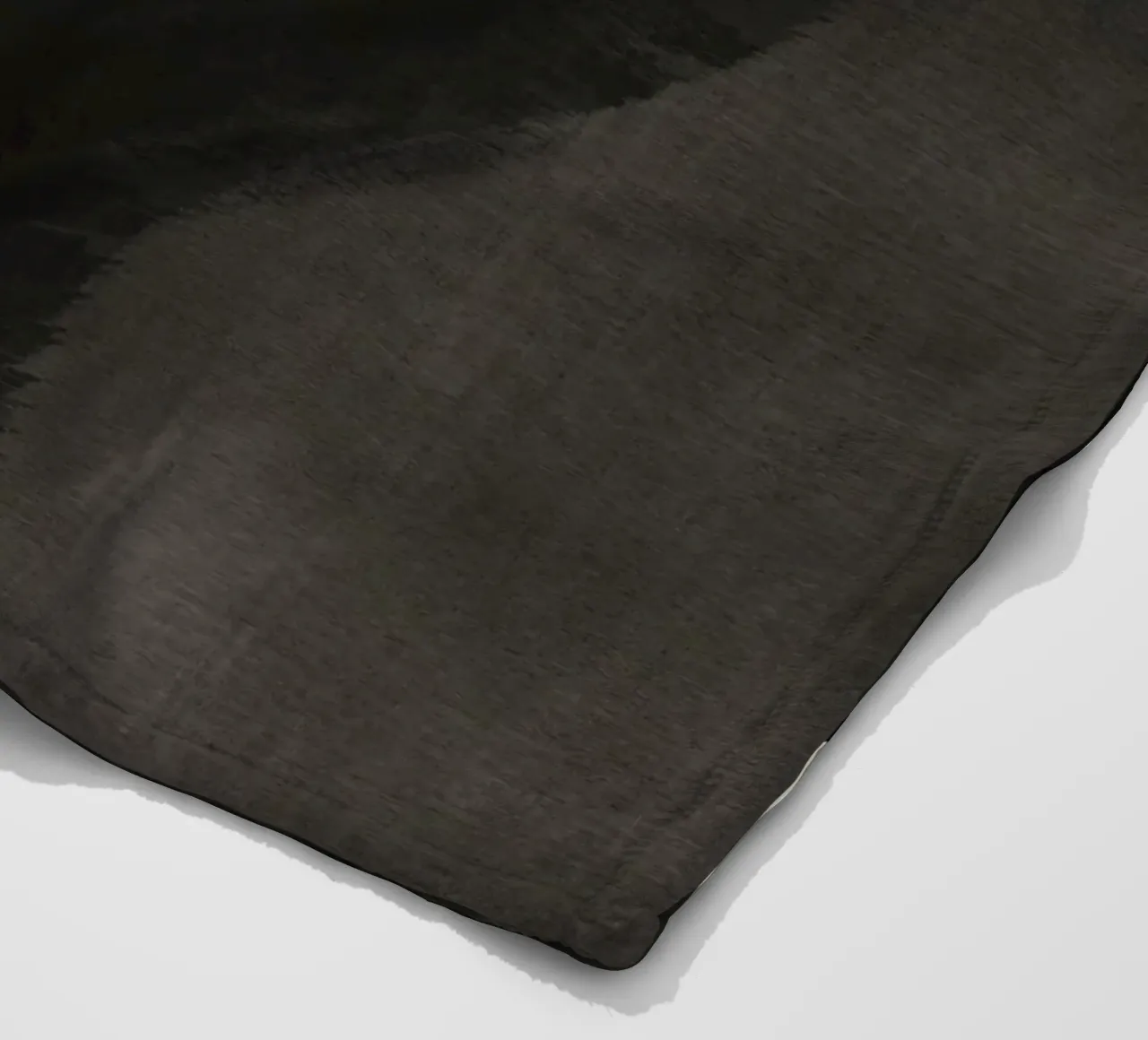 Forme organiche in bianco e nero coperta in pile da Little Dean