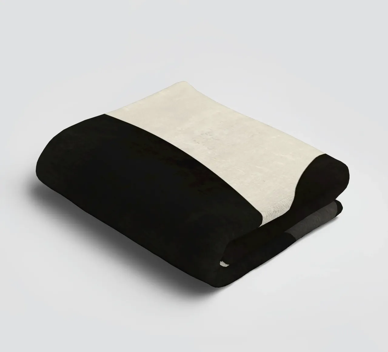 Forme organiche in bianco e nero 02 asciugamano da bagno da Little Dean