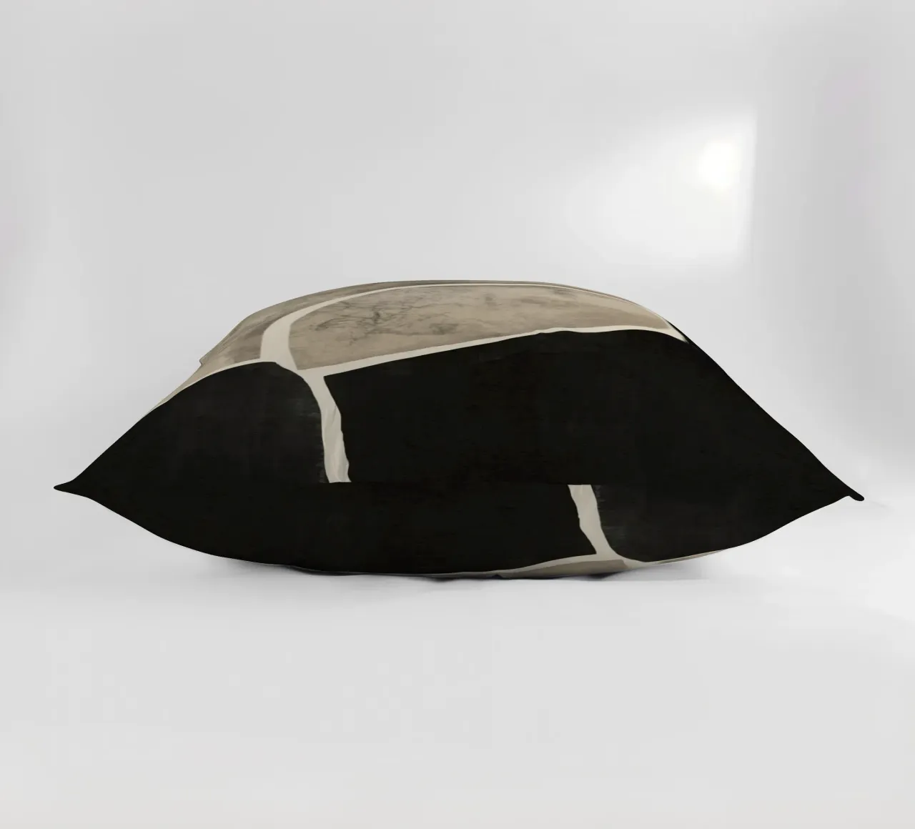 Textured large abstract 10 decorative cushion by Little Dean