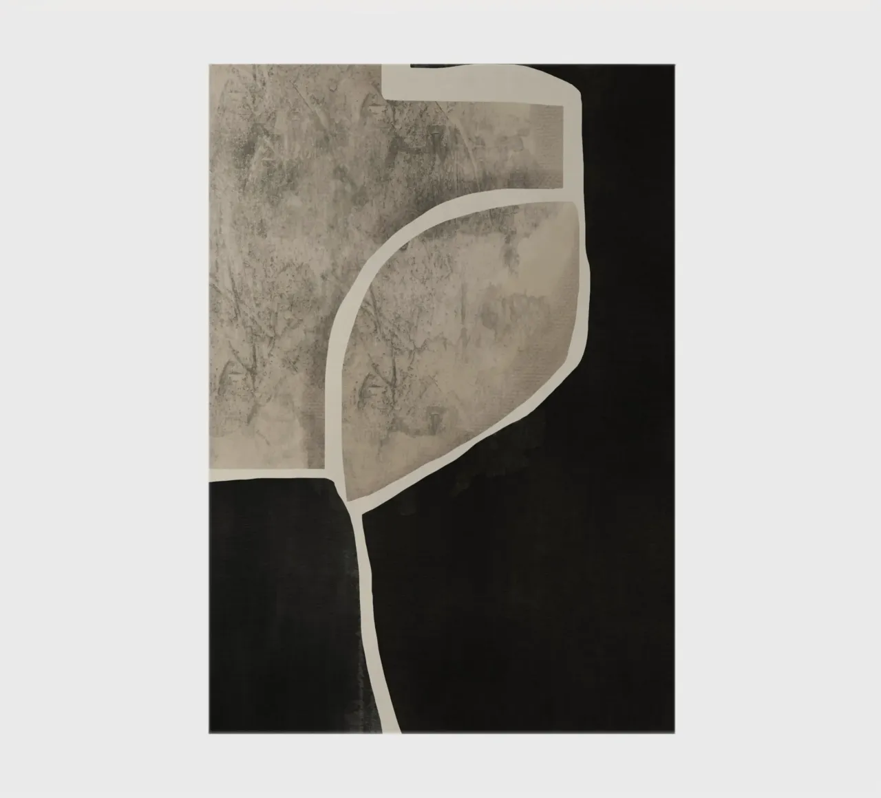 Textured large abstract 10 notebook by Little Dean