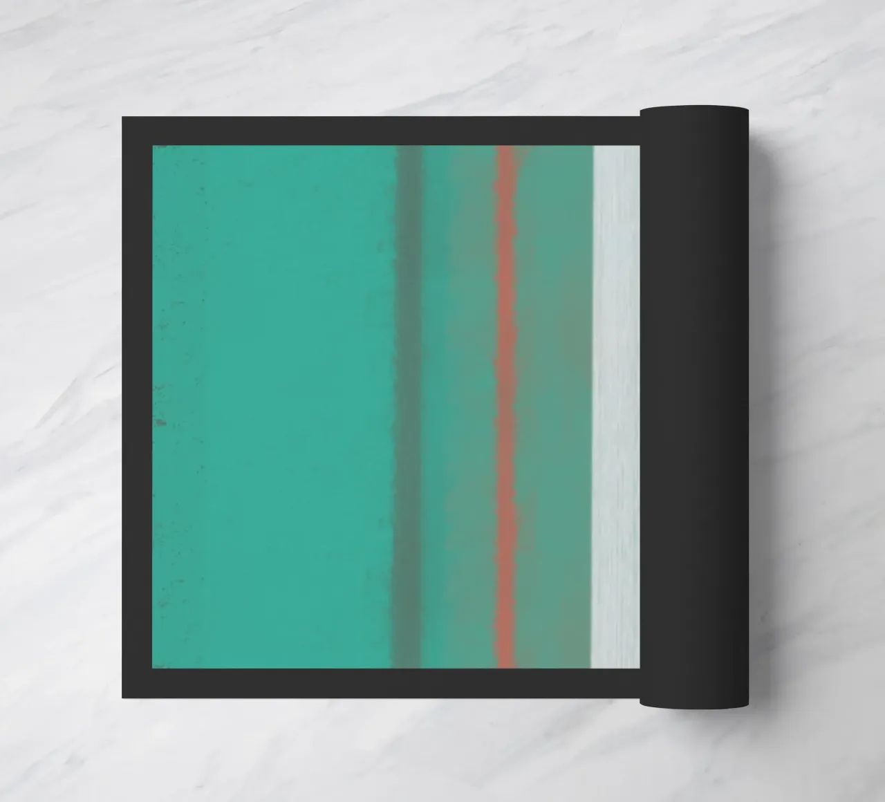Textured large abstract 11 doormat by Little Dean