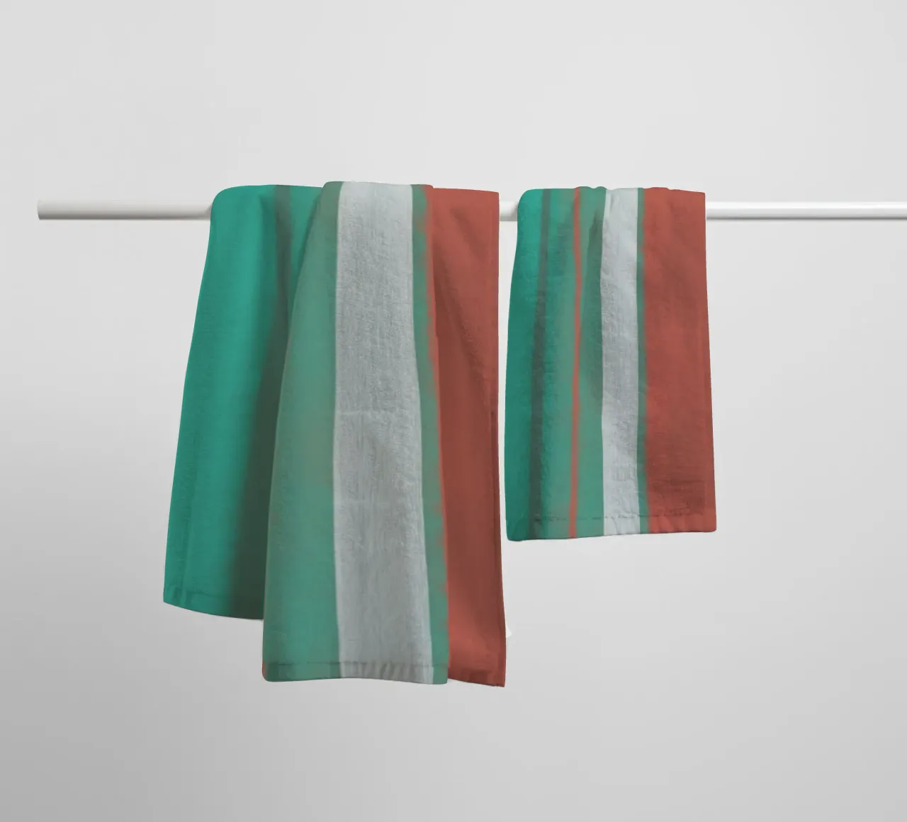Textured large abstract 11 towel by Little Dean