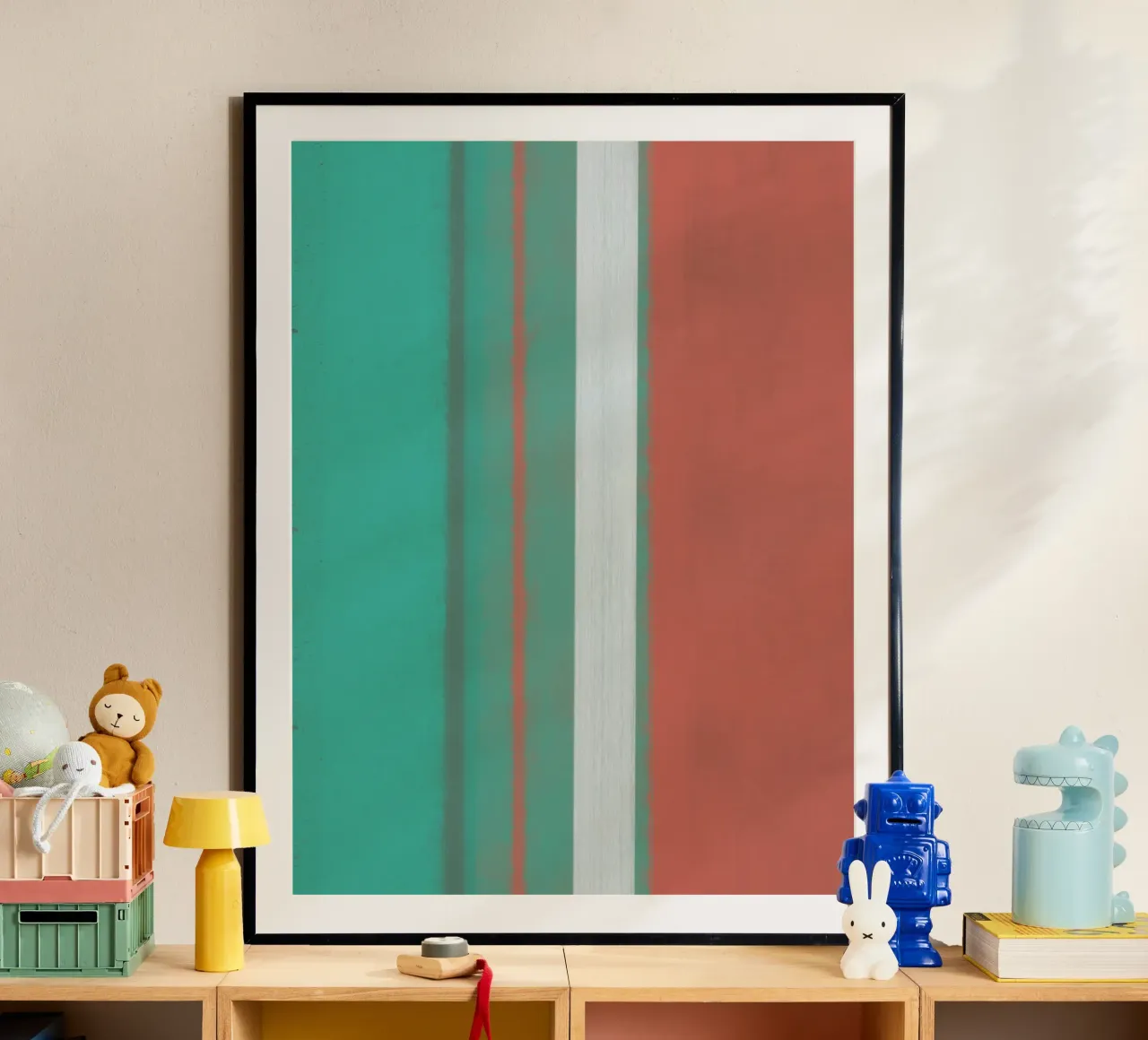 Textured large abstract 11 hahnemühle by Little Dean