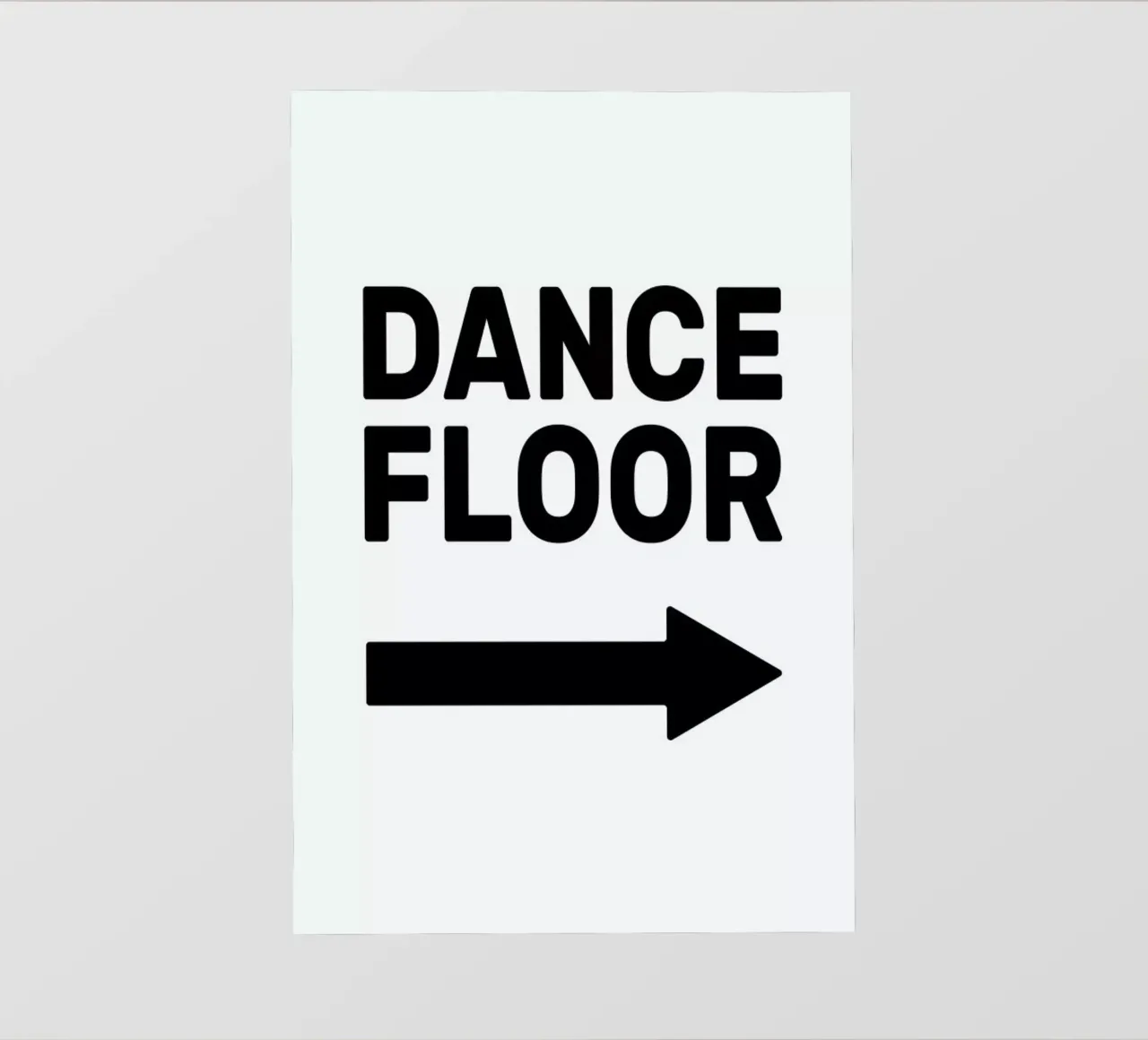 Dancefloor (Arrow Right) pellicola backlit da The Native State