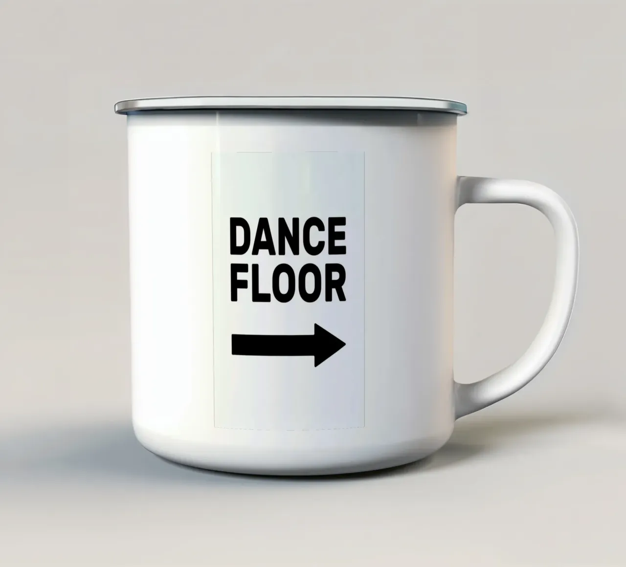 Dancefloor (Arrow Right) tazza in smalto da The Native State