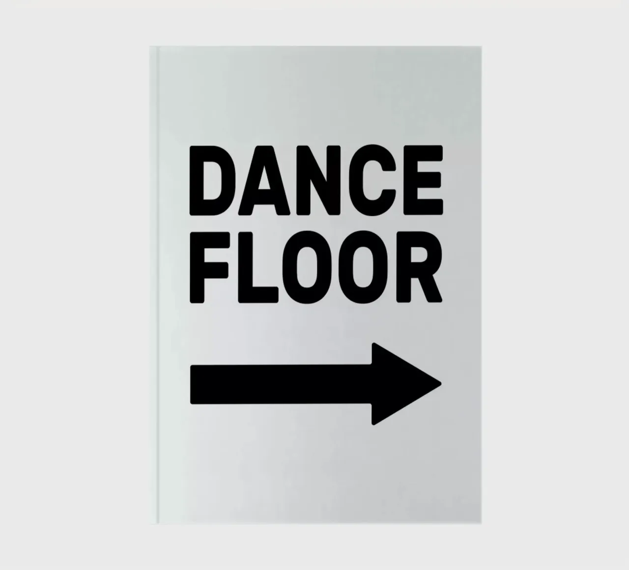 Dancefloor (Arrow Right) notebook by The Native State