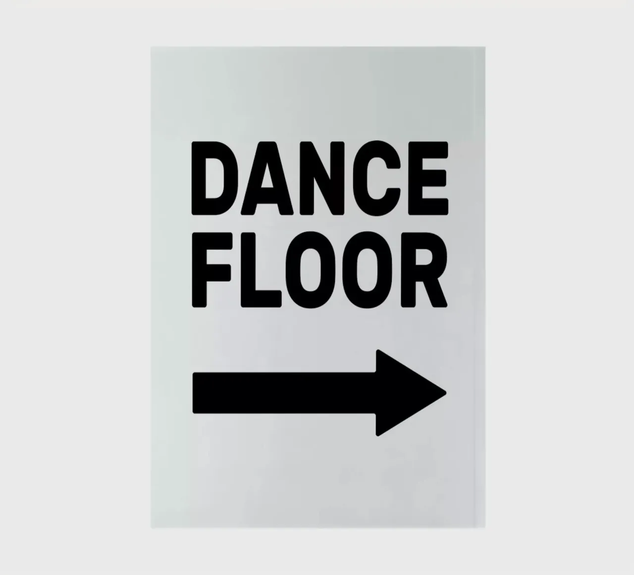 Dancefloor (Arrow Right) notebook by The Native State