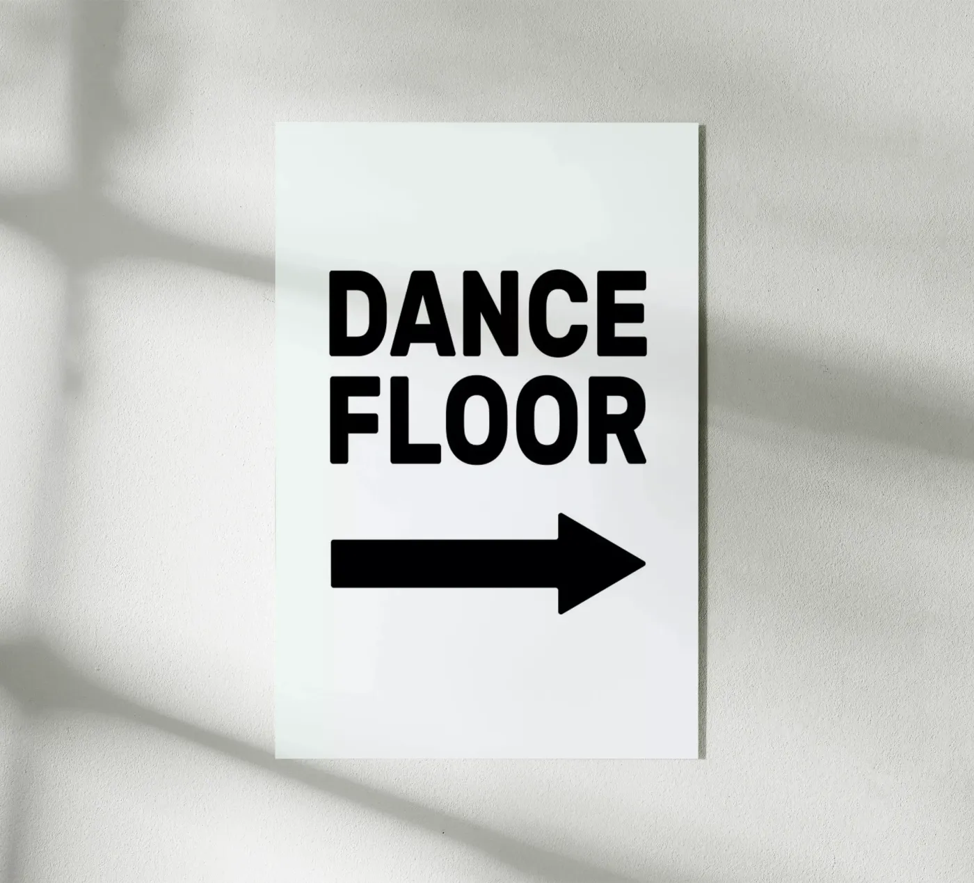 Dancefloor (Arrow Right) plexiglass da The Native State