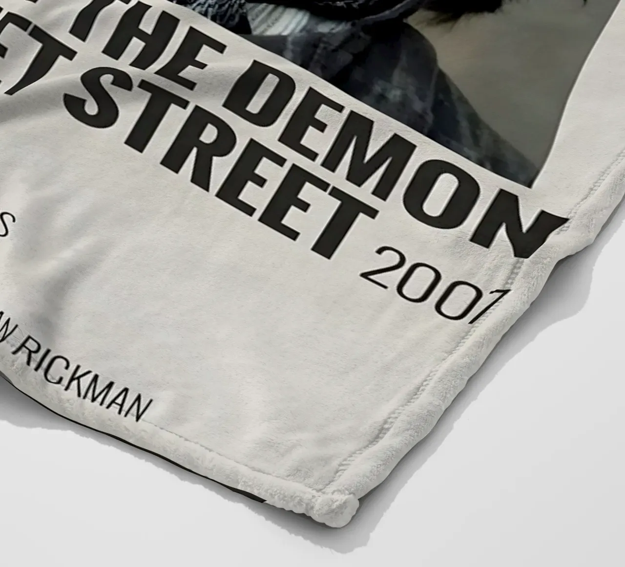 SWEENEY TODD THE DEMON BARBER OF FLEET STREET 2007 coperta in pile da MVFminimalist