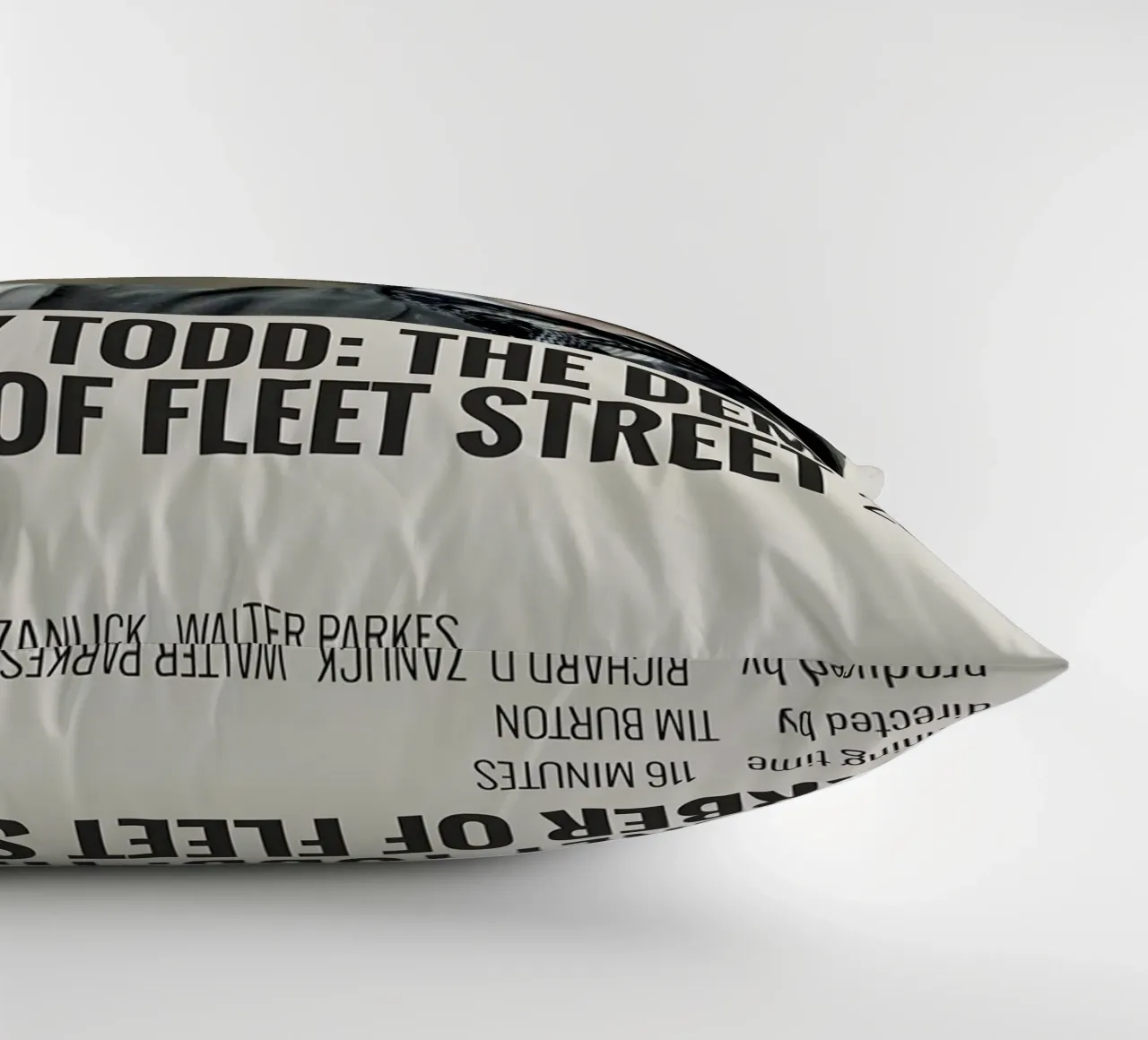 SWEENEY TODD THE DEMON BARBER OF FLEET STREET 2007 cuscino da MVFminimalist