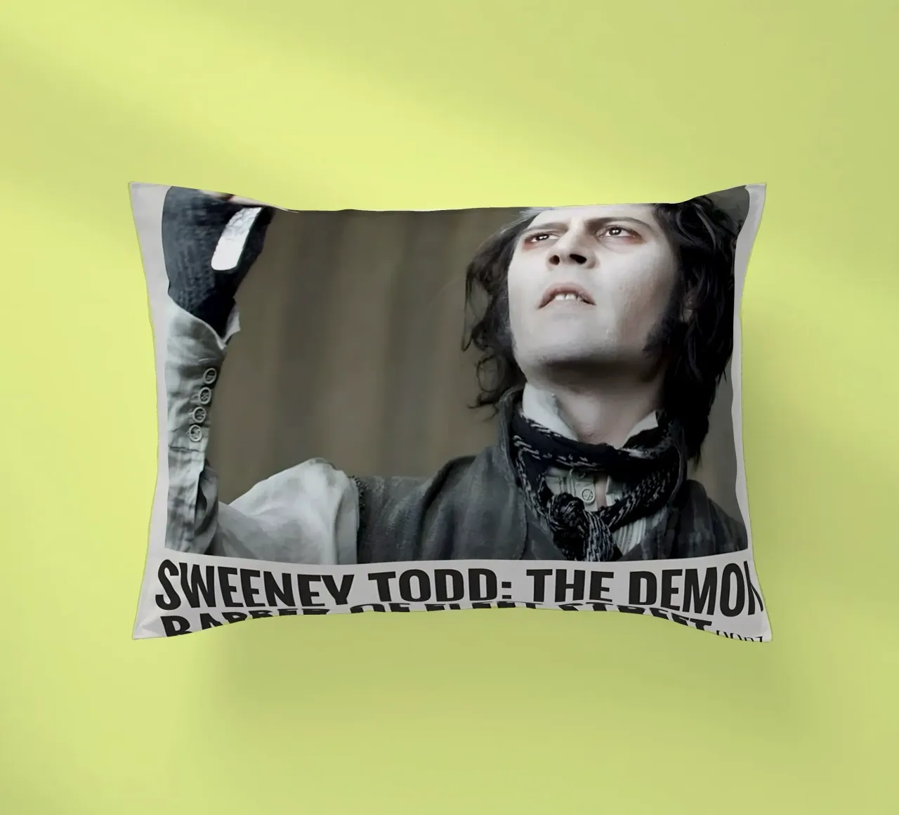 SWEENEY TODD THE DEMON BARBER OF FLEET STREET 2007 cuscino da MVFminimalist