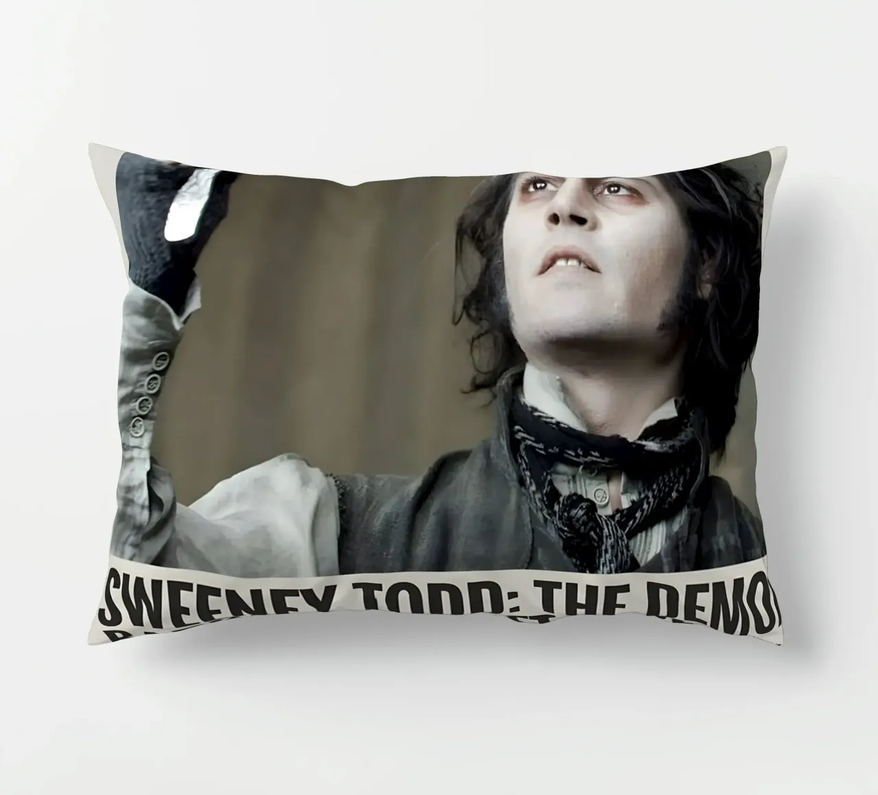 SWEENEY TODD THE DEMON BARBER OF FLEET STREET 2007 cuscino da MVFminimalist