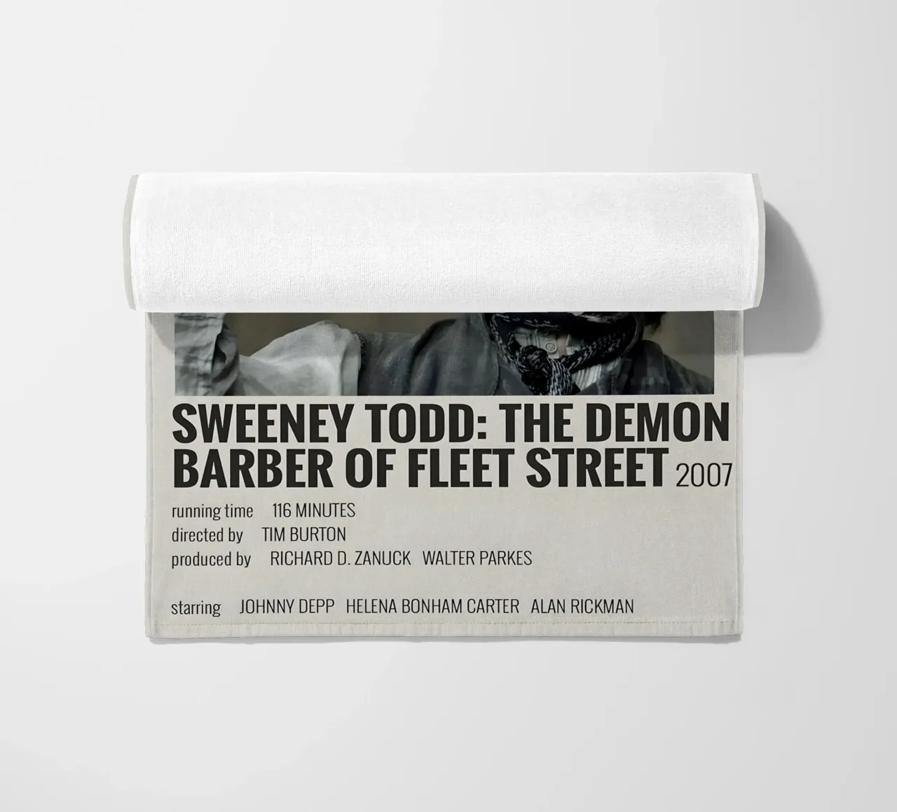 SWEENEY TODD THE DEMON BARBER OF FLEET STREET 2007 telo mare da MVFminimalist