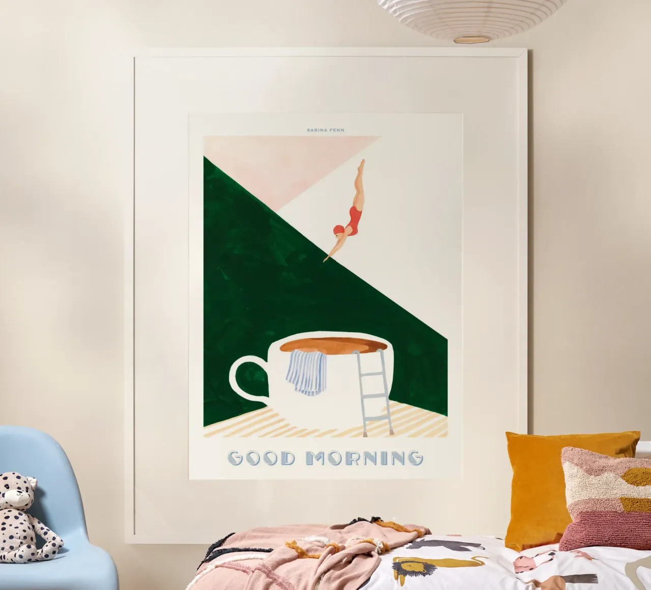 Sabina Fenn - Buenos días Dive Print poster de leslie shop