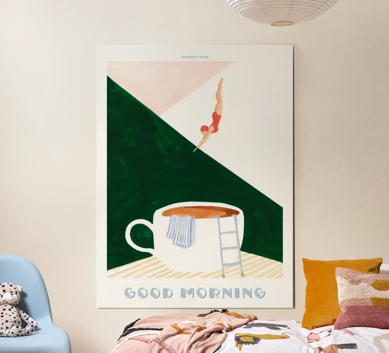 Sabina Fenn - Buenos días Dive Print poster de leslie shop