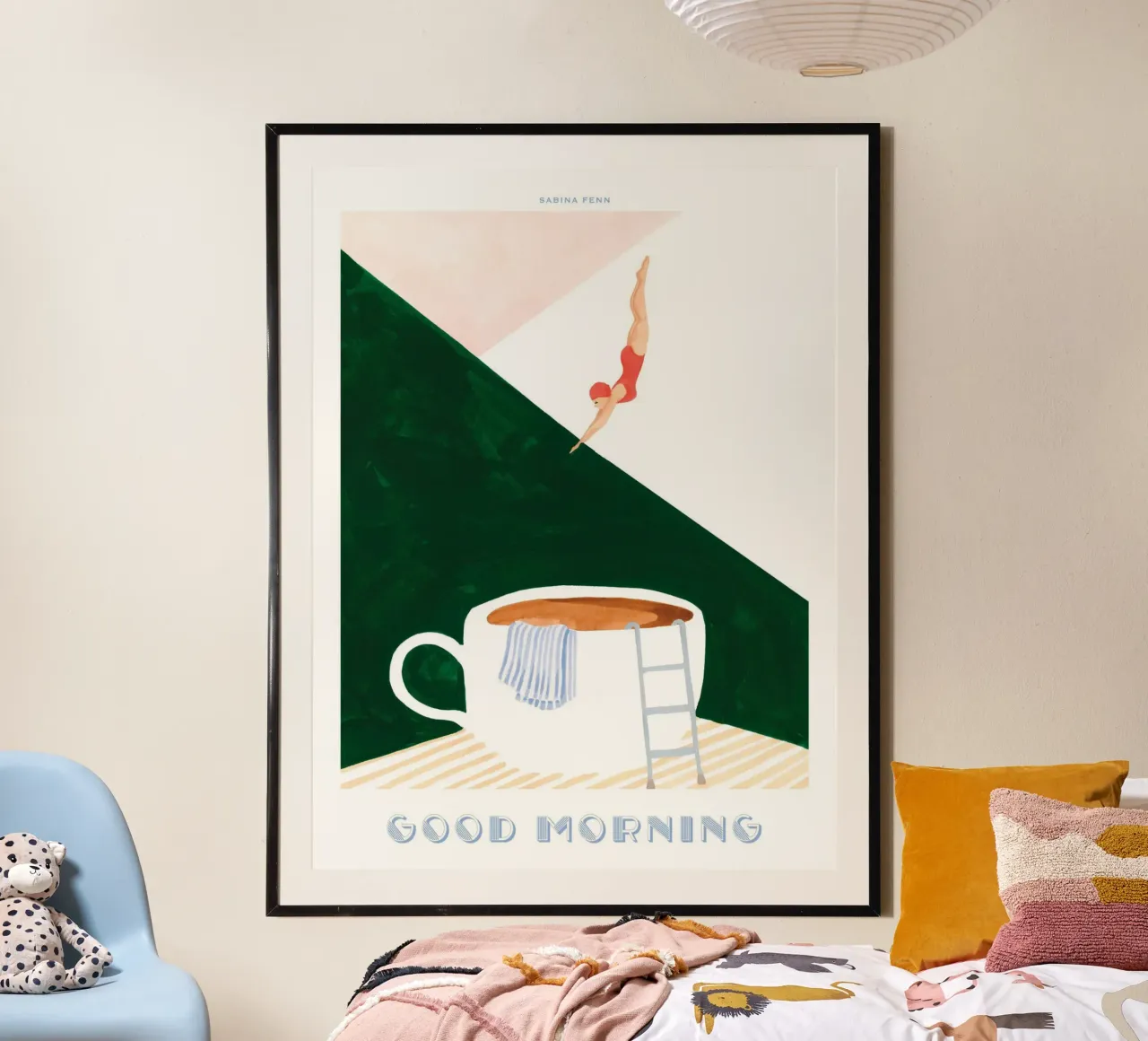 Sabina Fenn - Buenos días Dive Print poster de leslie shop