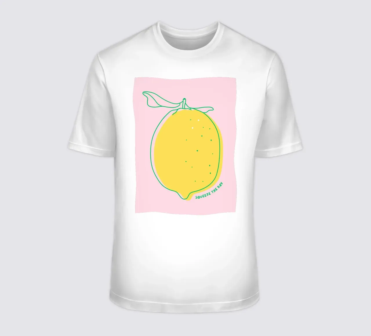 Squeeze the day - Zitrone T-Shirt von leslie shop
