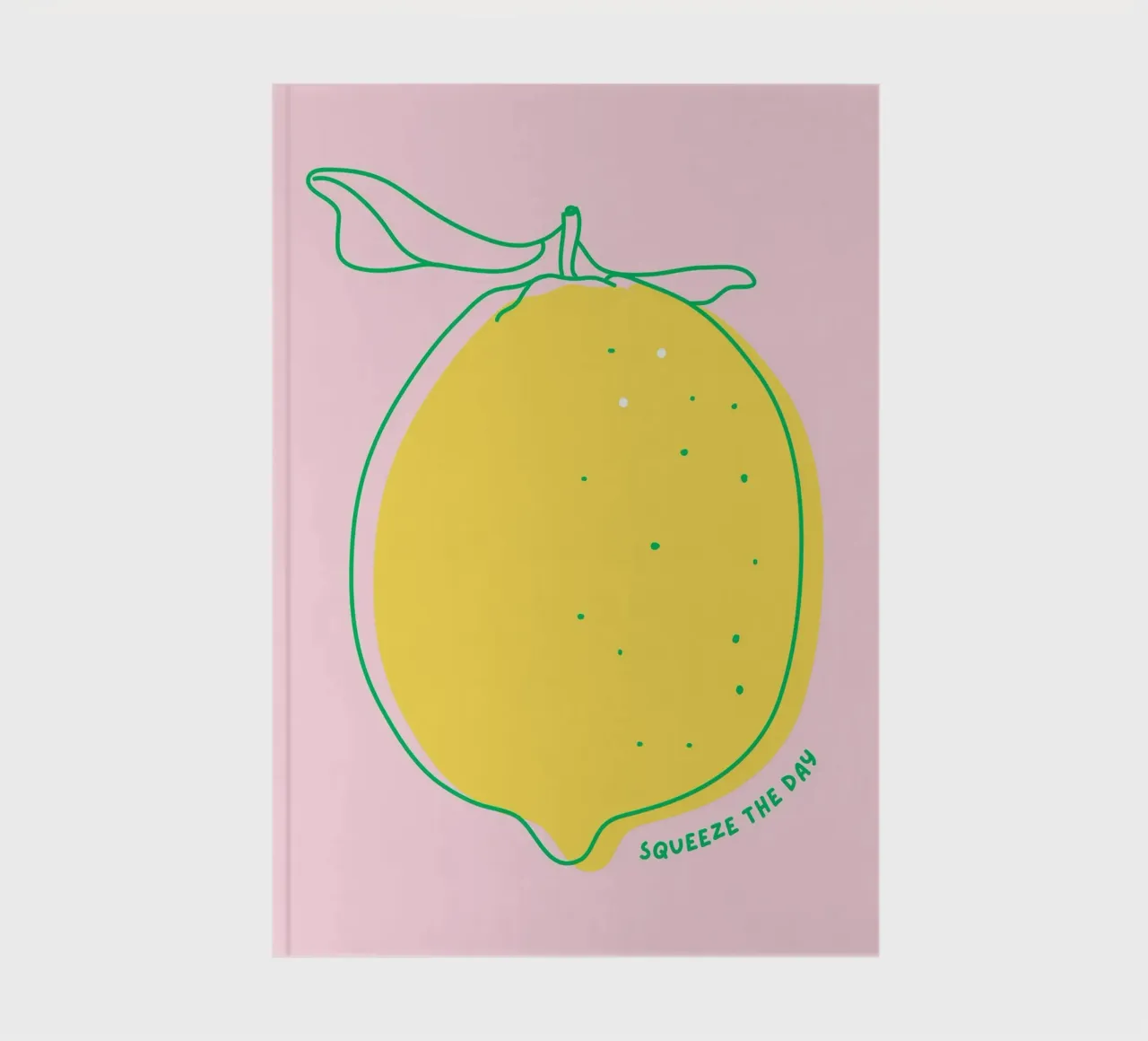 Squeeze the day - Lemon notebook by leslie shop