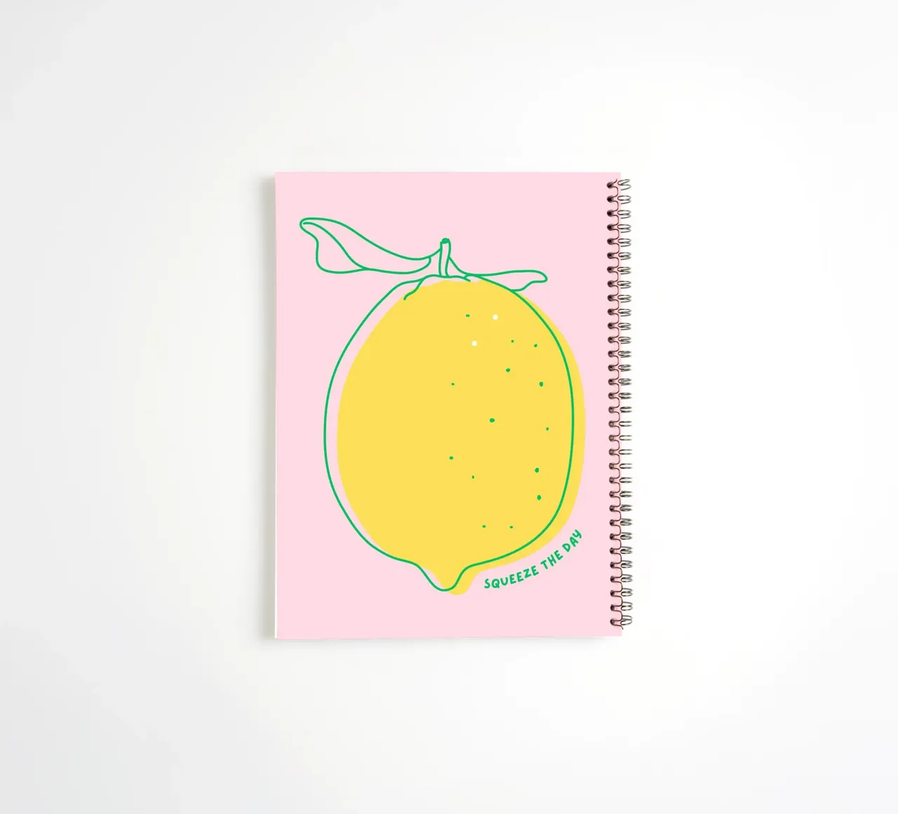 Squeeze the day - Zitrone Ringbuch von leslie shop