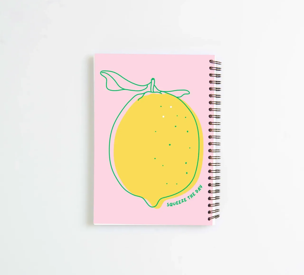 Squeeze the day - Zitrone Ringbuch von leslie shop