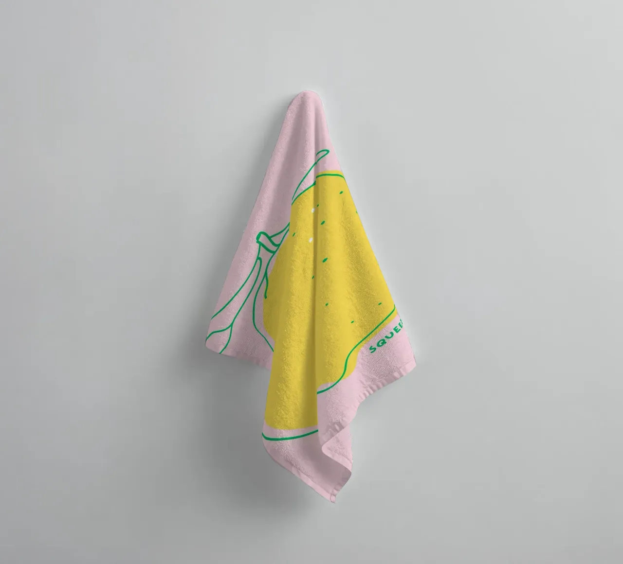 Squeeze the day - Zitrone Handtuch von leslie shop