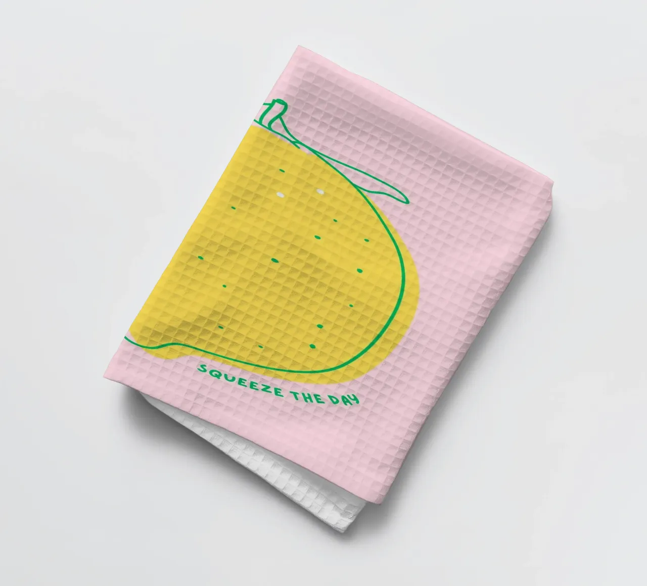Squeeze the day - Zitrone Geschirrtuch von leslie shop