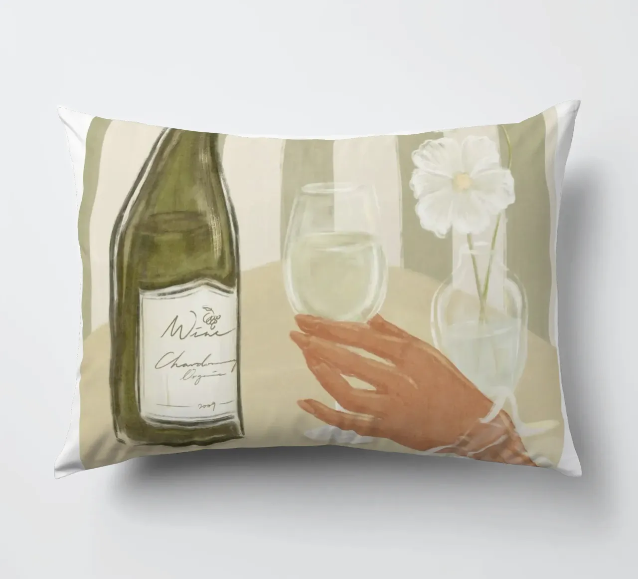 È tempo di stampare il vino cuscino da leslie shop