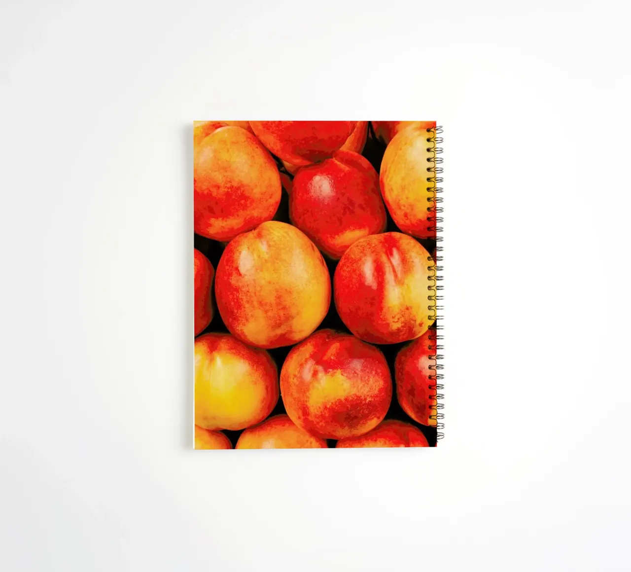 Peachy Day spiral notebook by Sebastian Hilgetag
