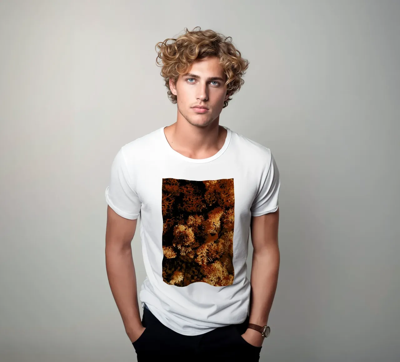 Light Shadow And The Sponge t-shirt da Sebastian Hilgetag