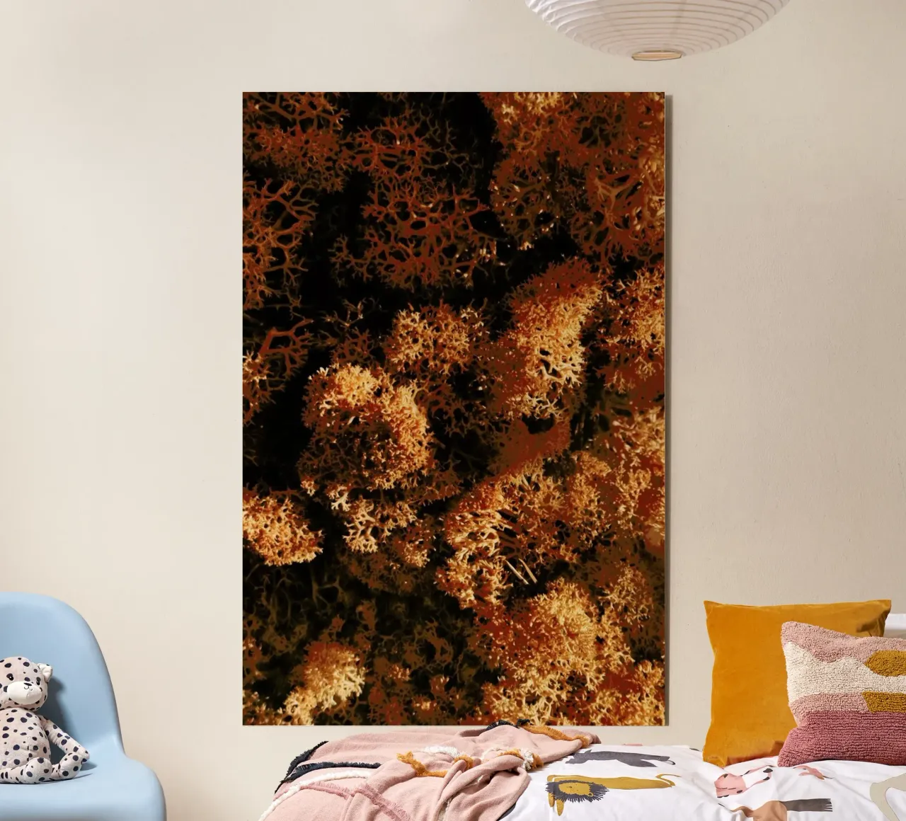 Light Shadow And The Sponge alluminio dibond da Sebastian Hilgetag