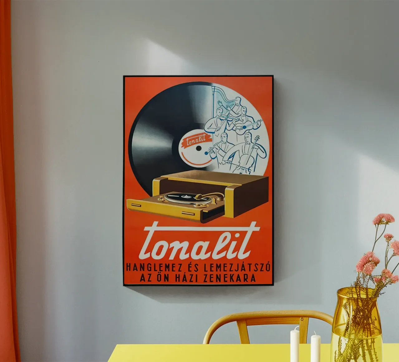 Vinyl Record acrylic glass by leslie shop