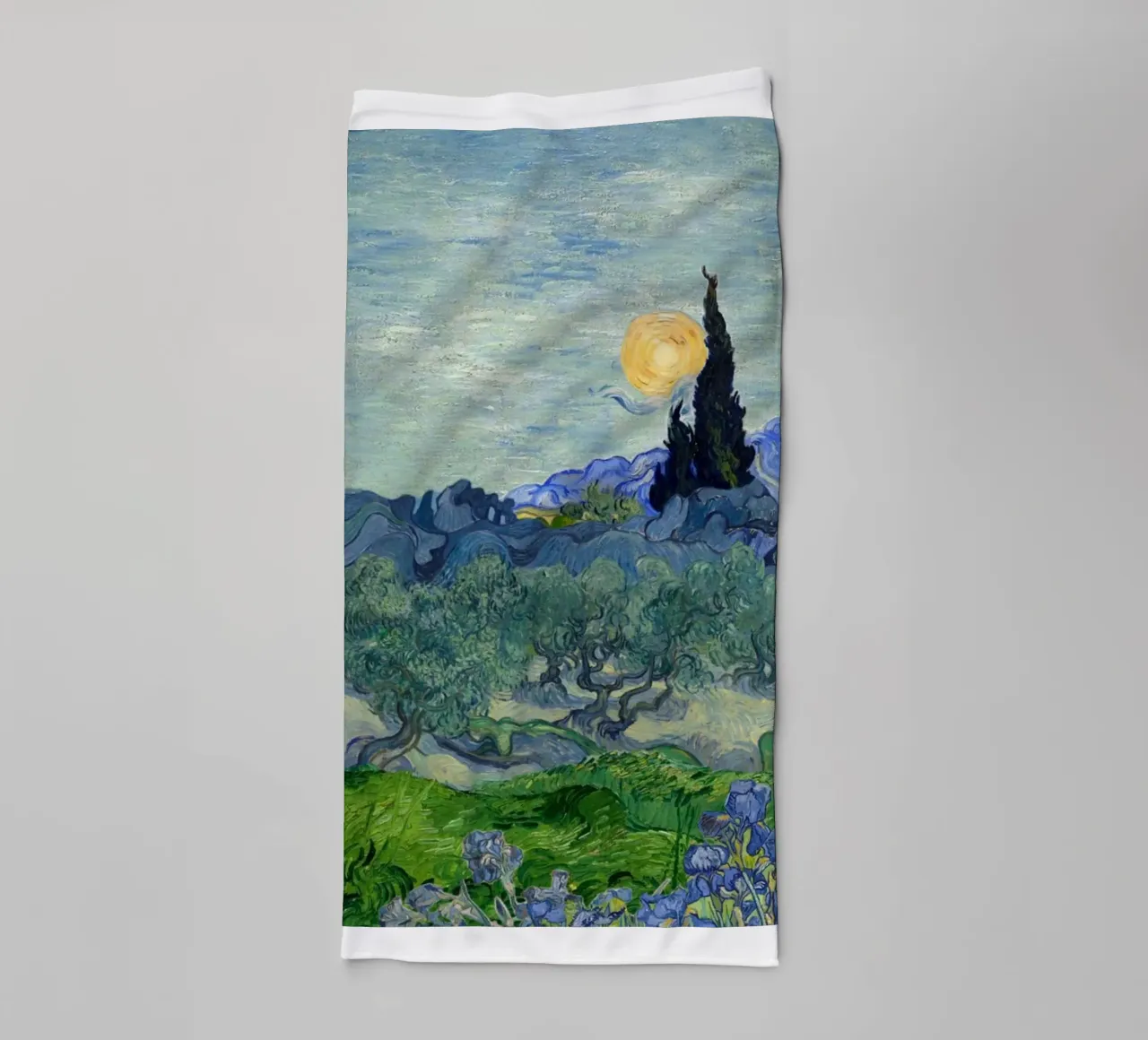 olive trees in nature towel by cloud shop
