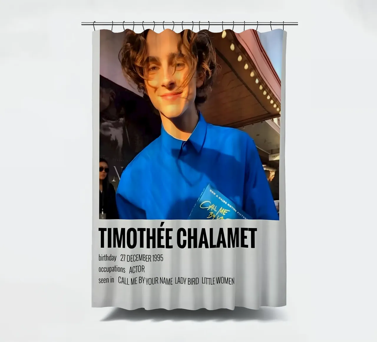TIMOTHÉE CHALAMET tenda da doccia da MVFminimalist