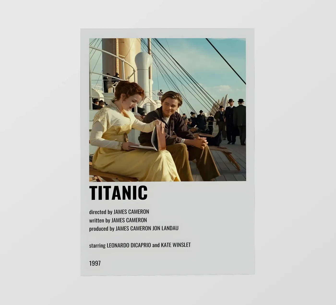 TITANIC pellicola backlit da MVFminimalist