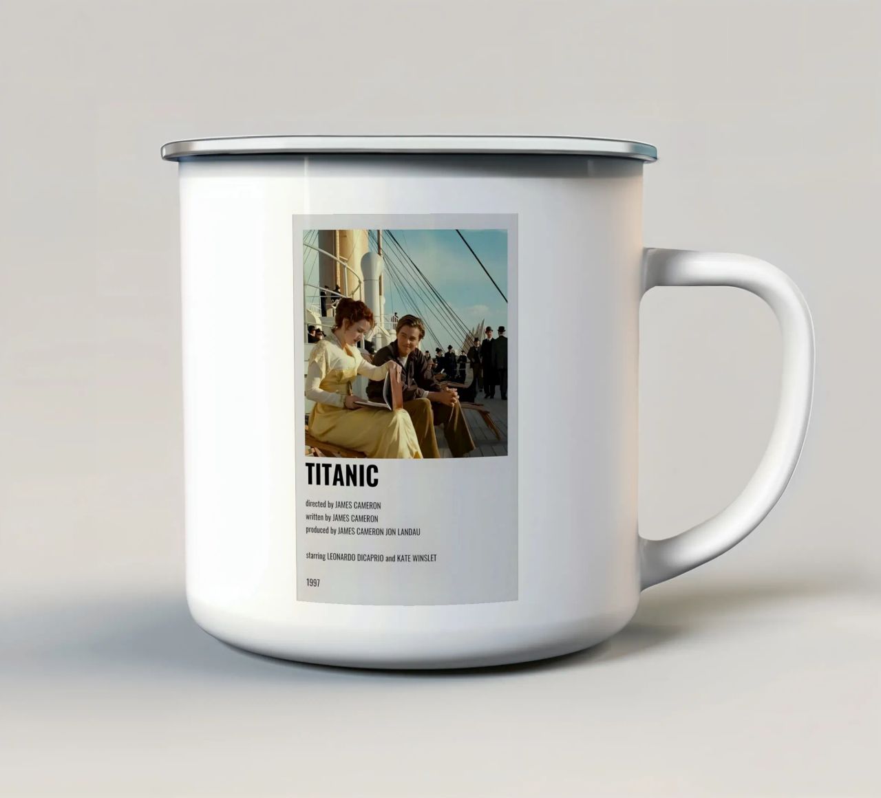 TITANIC tazza in smalto da MVFminimalist
