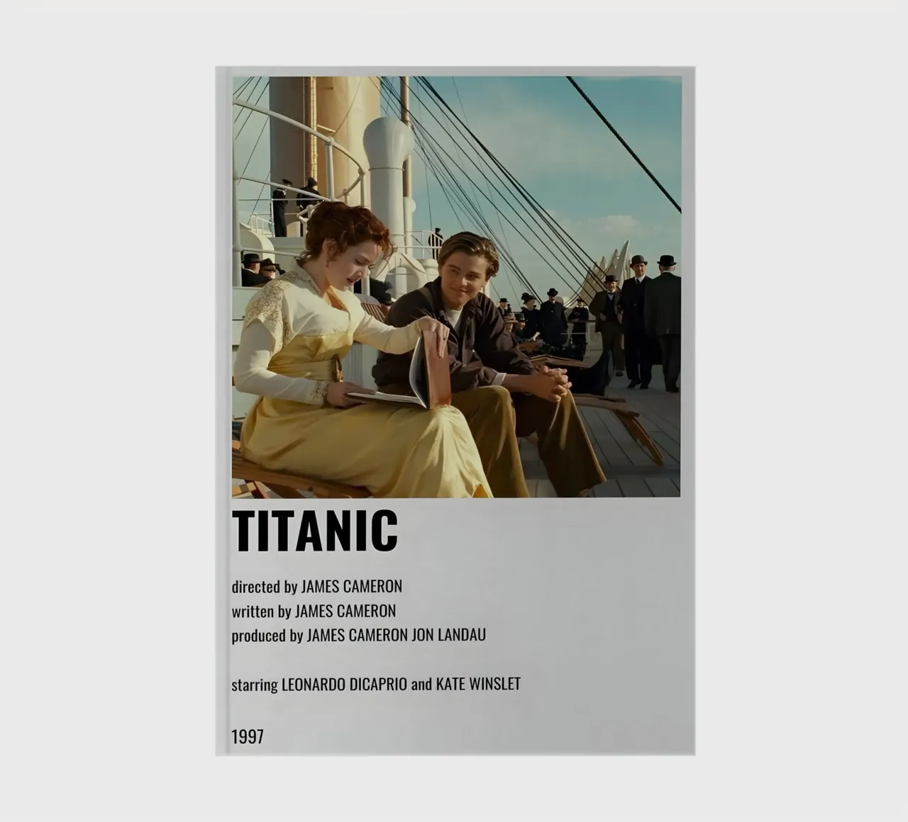 TITANIC notebook by MVFminimalist