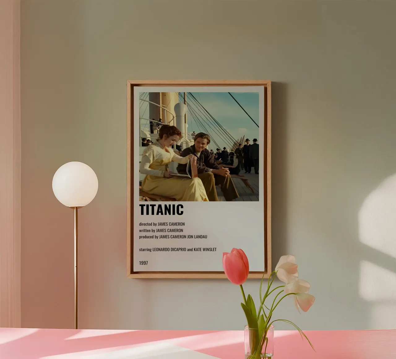 TITANIC tela con Cornice a cassetta da MVFminimalist