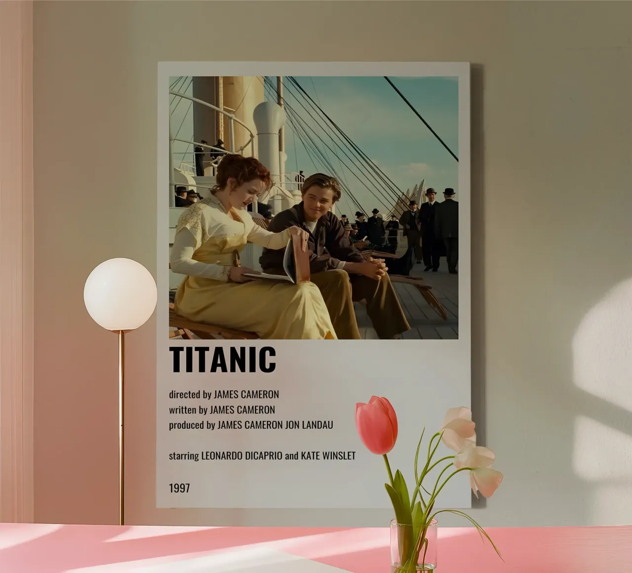 TITANIC tela con Cornice a cassetta da MVFminimalist