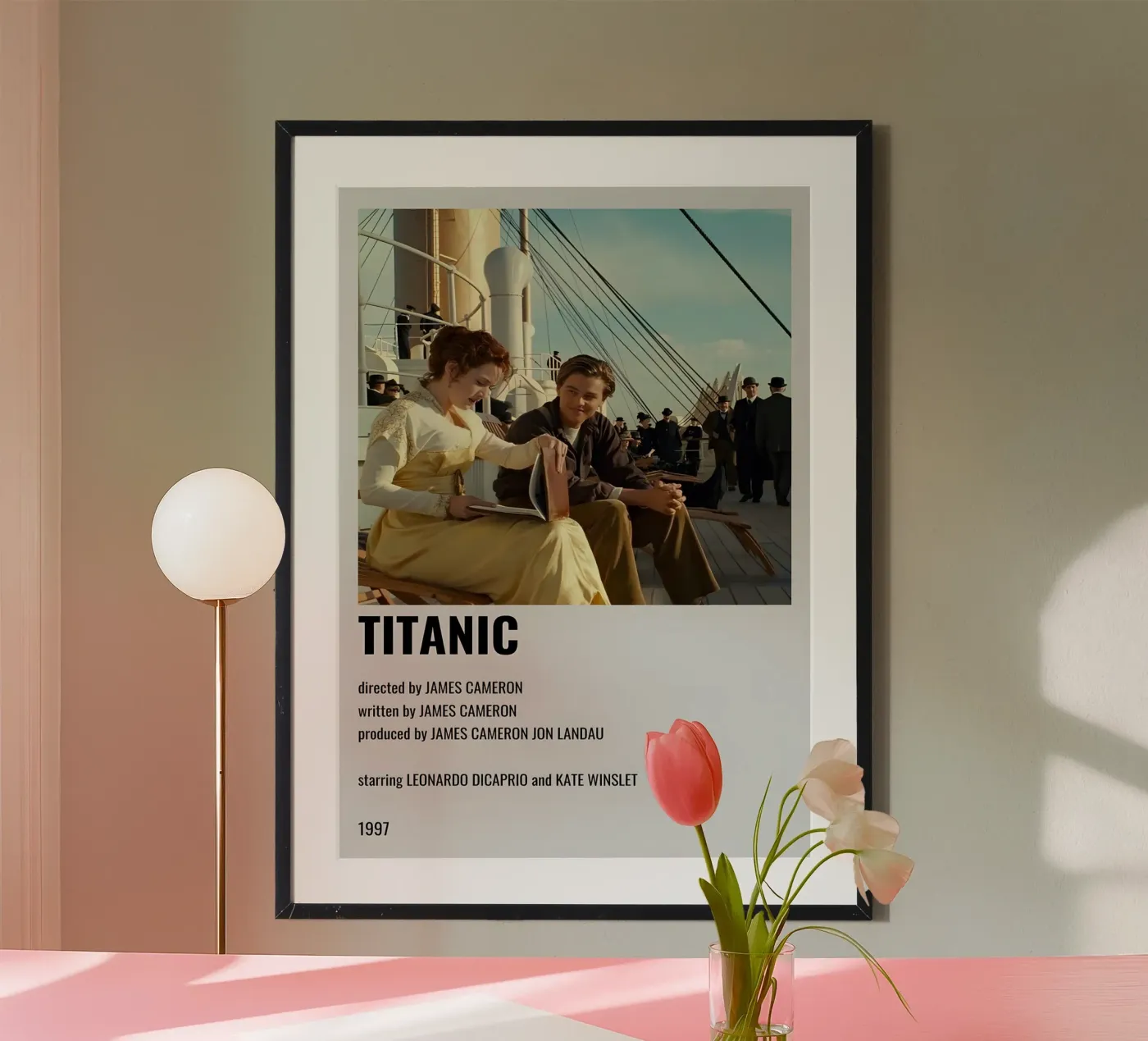 TITANIC poster van MVFminimalist