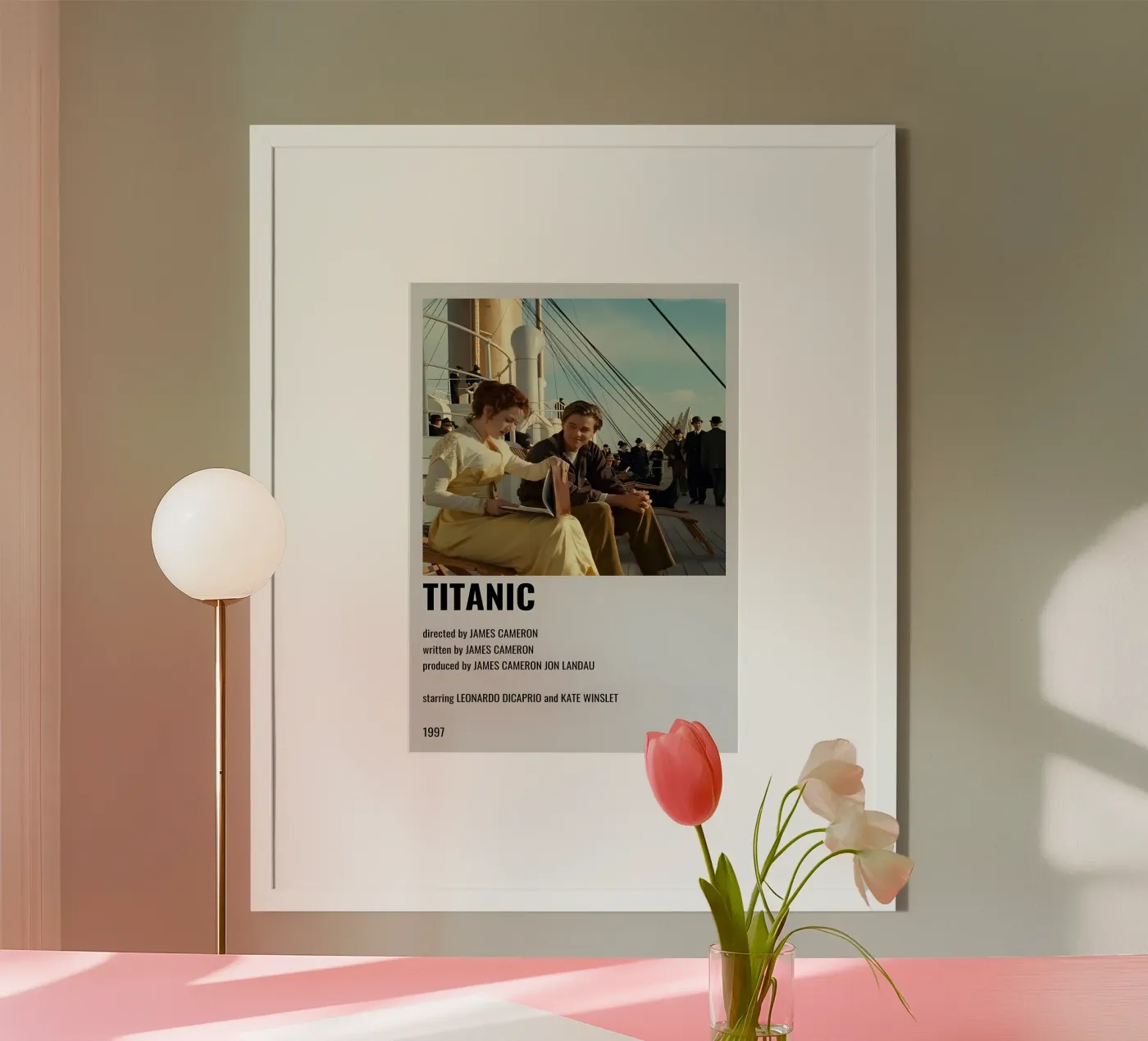 TITANIC poster van MVFminimalist