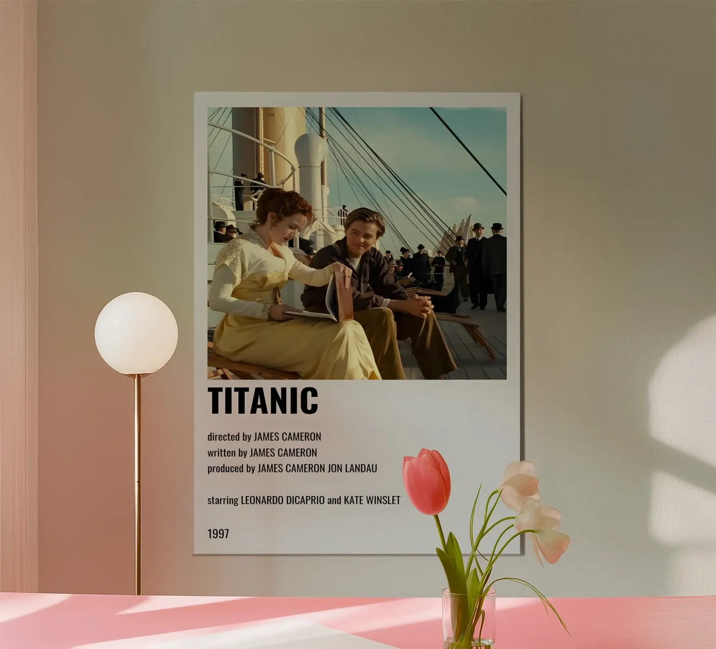 TITANIC poster van MVFminimalist
