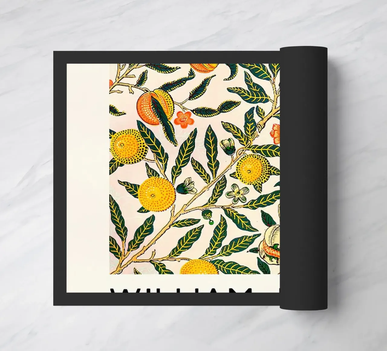 William Morris Citrus Pattern - Poster per la mostra zerbino da leslie shop