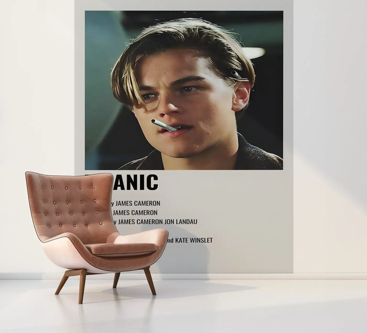 TITANIC fotobehang van MVFminimalist