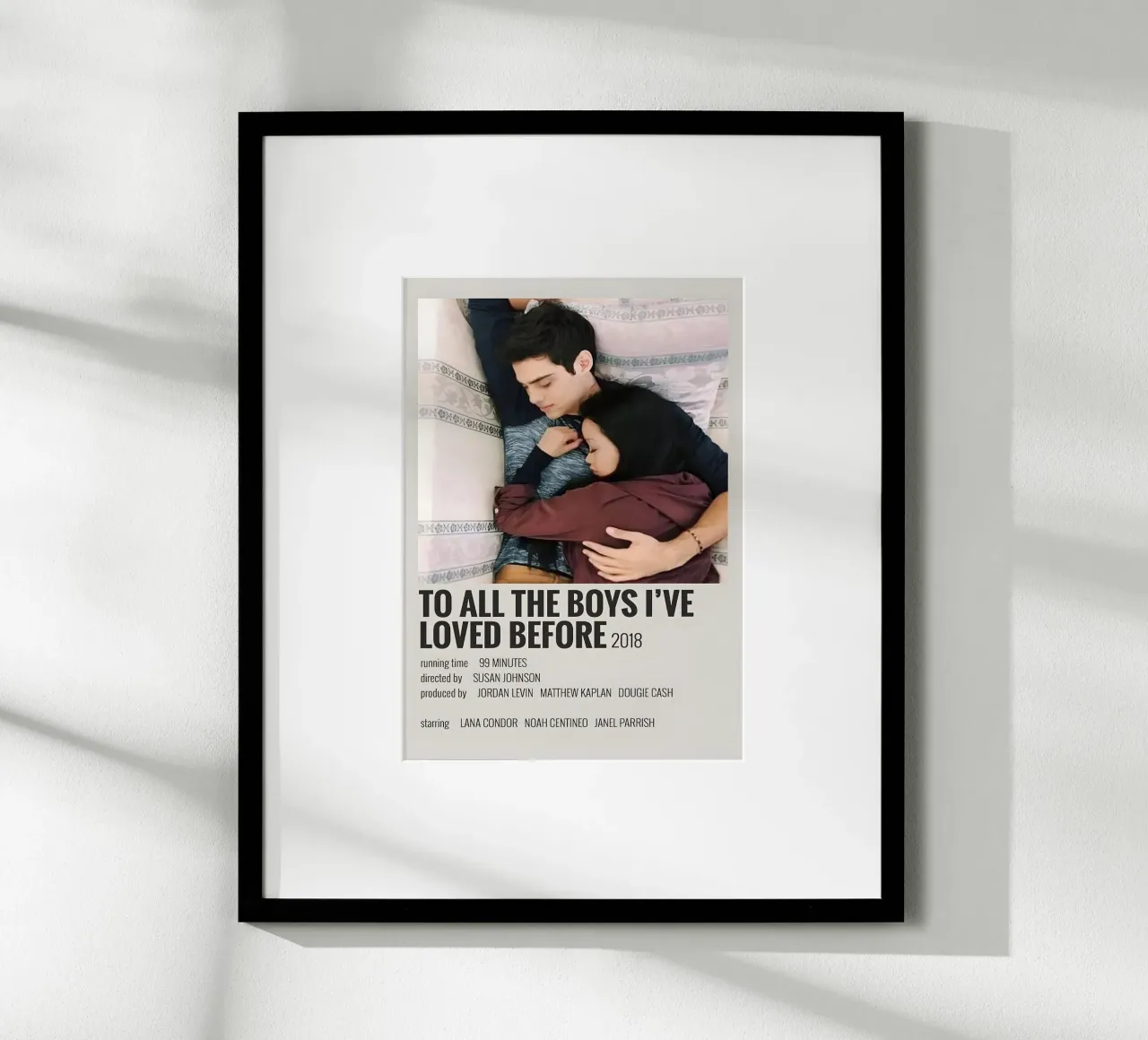 TO ALL THE BOYS I'VE LOVED BEFORE 2018 poster da MVFminimalist
