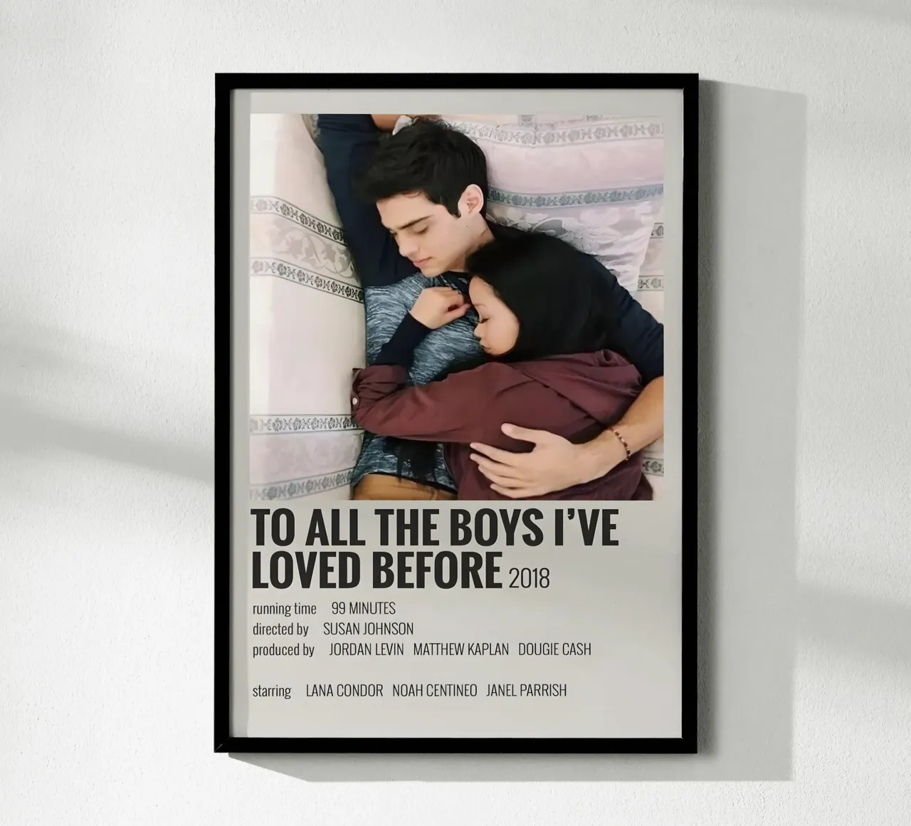 TO ALL THE BOYS I'VE LOVED BEFORE 2018 poster da MVFminimalist
