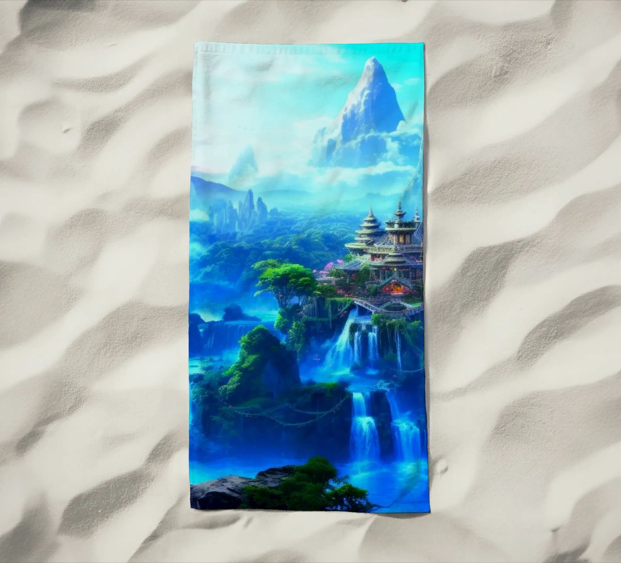 tempio delle cascate telo mare da space words
