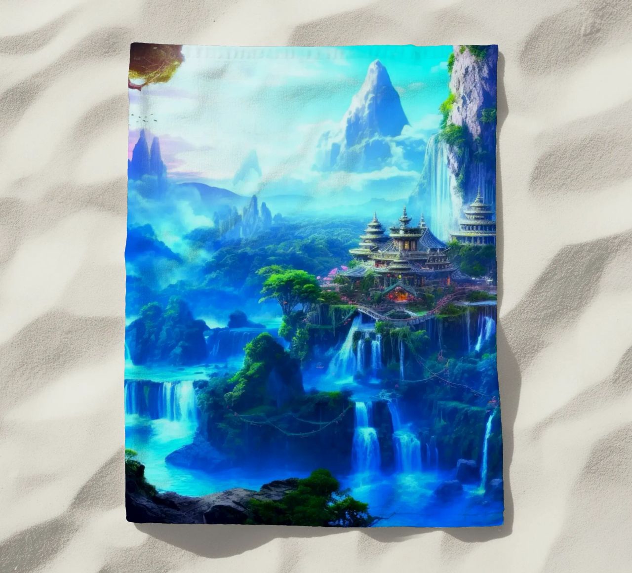 tempio delle cascate telo mare da space words