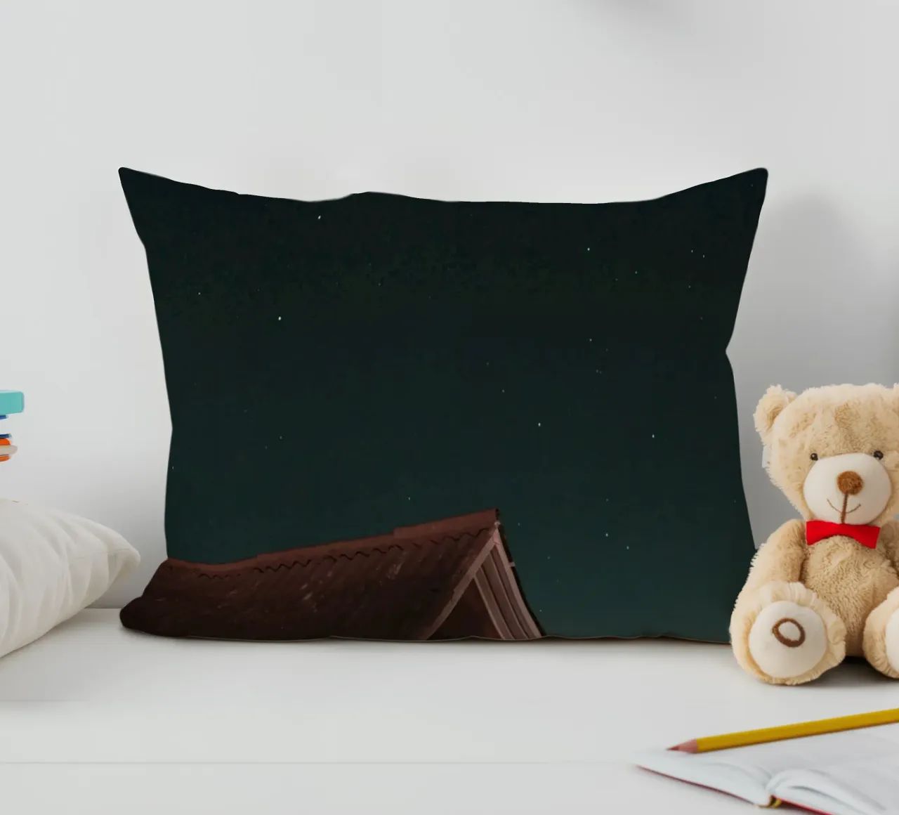 stars on the roof decorative cushion by space words