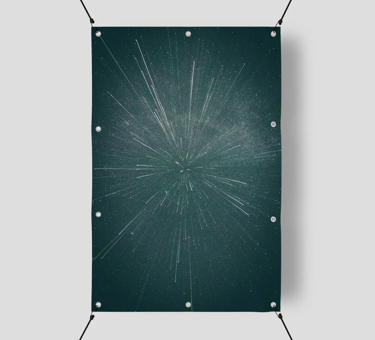 pioggia di stelle telo in pvc da space words